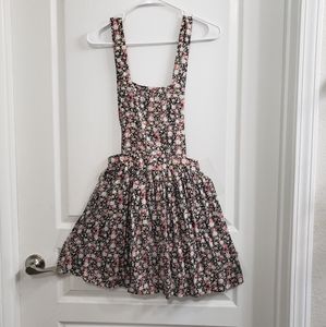 Flowery overall dress